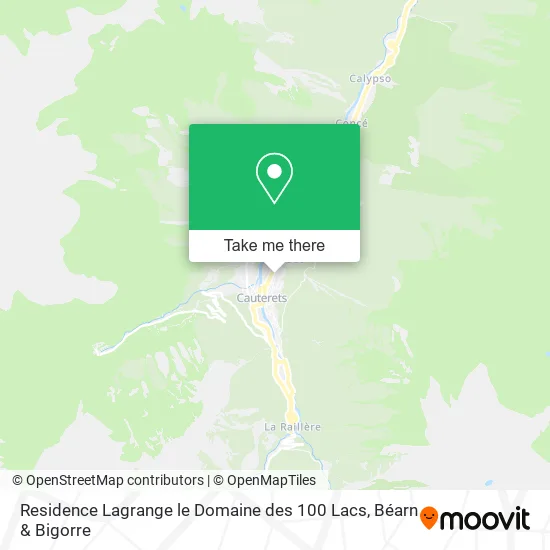 Residence Lagrange le Domaine des 100 Lacs map