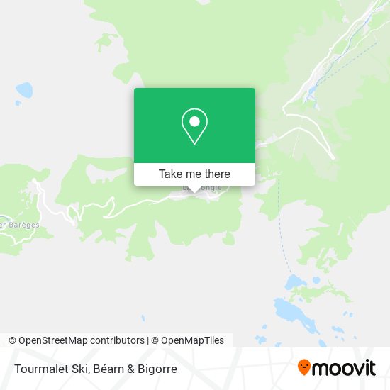 Tourmalet Ski map
