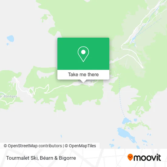 Tourmalet Ski map