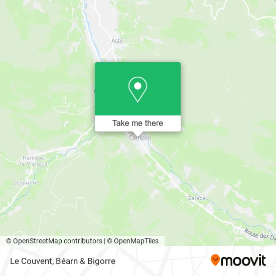 Le Couvent map