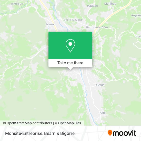 Mapa Monsite-Entreprise