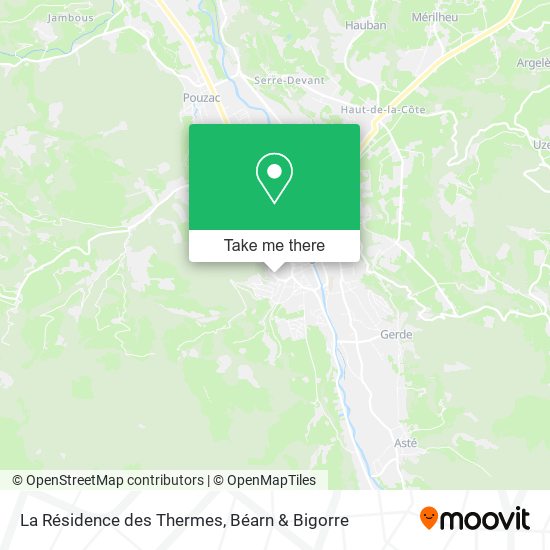 La Résidence des Thermes map