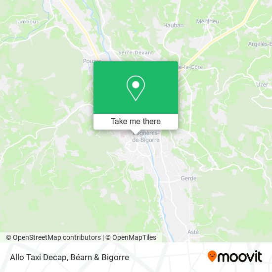 Allo Taxi Decap map