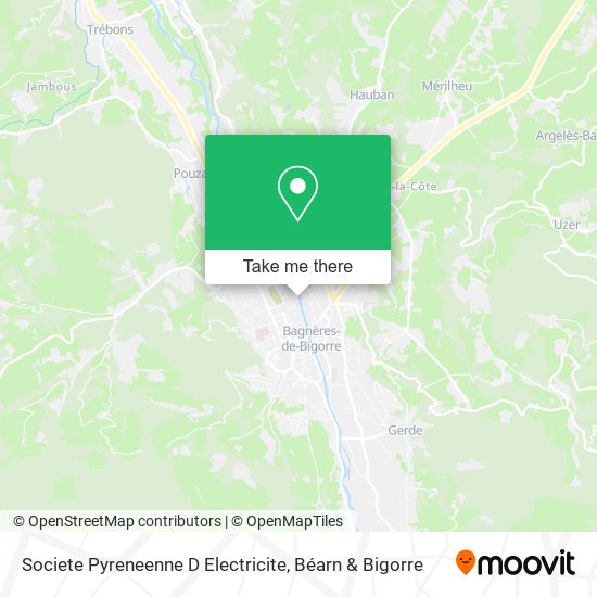 Societe Pyreneenne D Electricite map