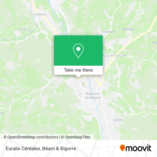 Euralis Céréales map
