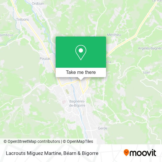 Mapa Lacrouts Miguez Martine