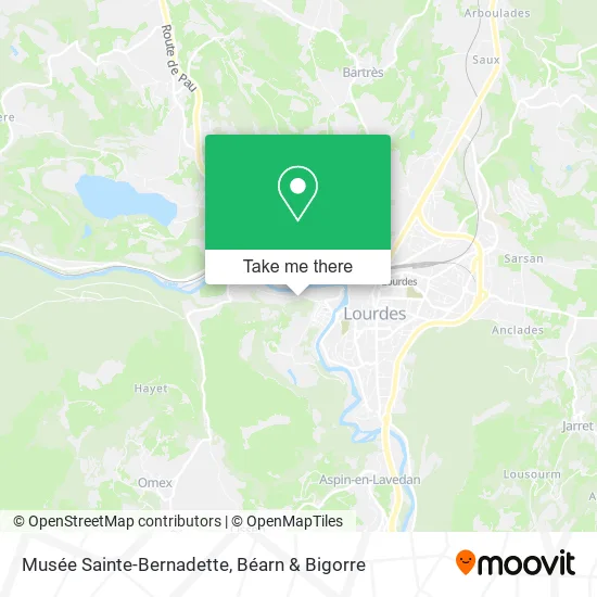 Musée Sainte-Bernadette map