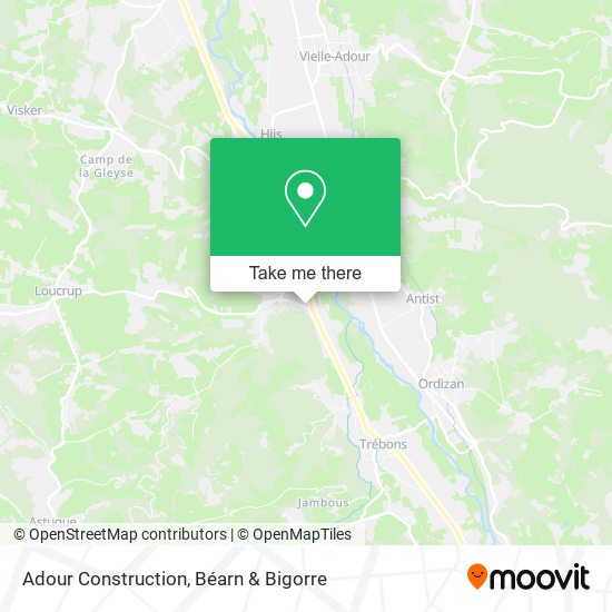 Adour Construction map