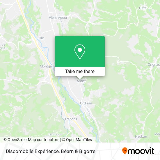 Discomobile Expérience map