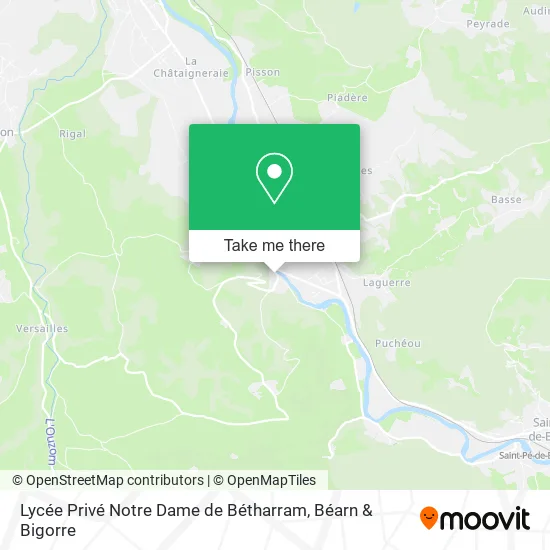 Lycée Privé Notre Dame de Bétharram map
