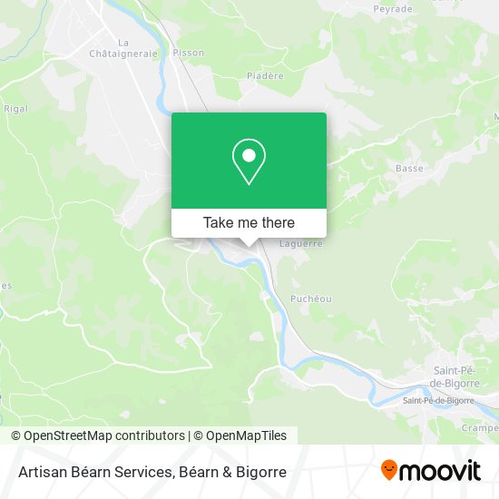 Mapa Artisan Béarn Services