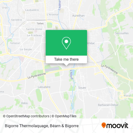 Mapa Bigorre Thermolaquage