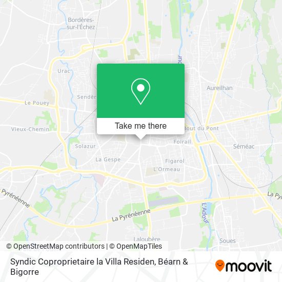 Syndic Coproprietaire la Villa Residen map