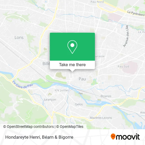 Hondareyte Henri map