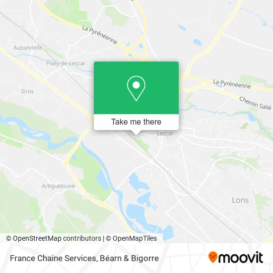 France Chaine Services map