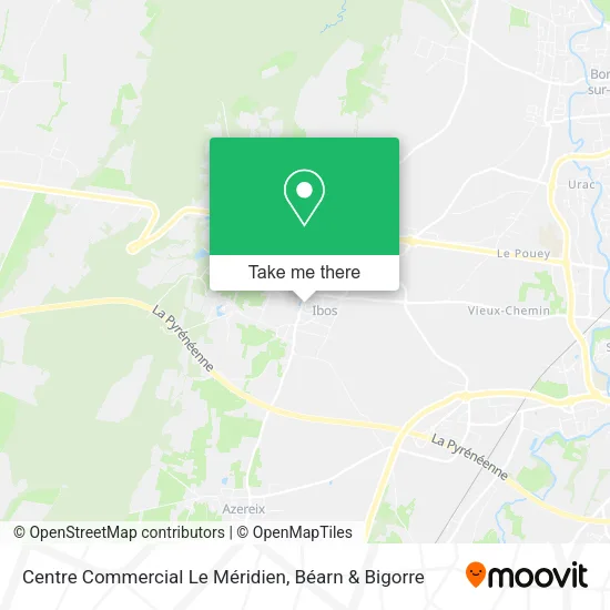 Centre Commercial Le Méridien map