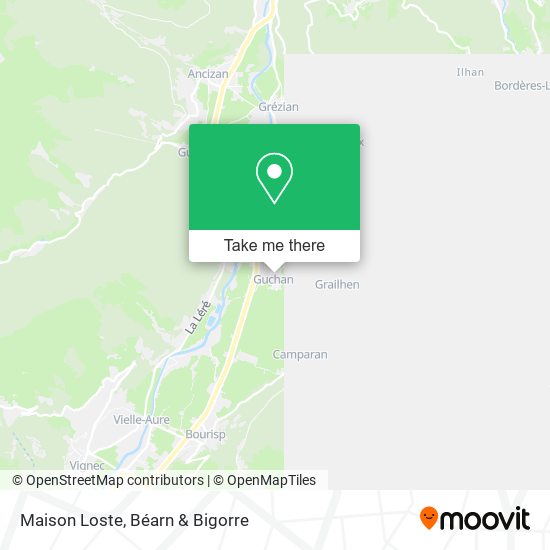 Maison Loste map