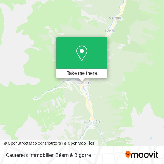 Cauterets Immobilier map