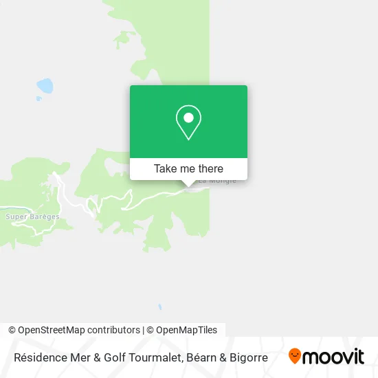 Résidence Mer & Golf Tourmalet map