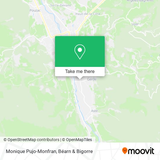 Monique Pujo-Monfran map