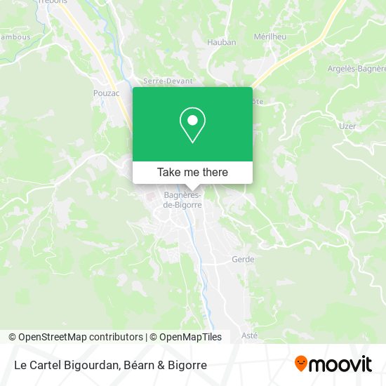 Le Cartel Bigourdan map