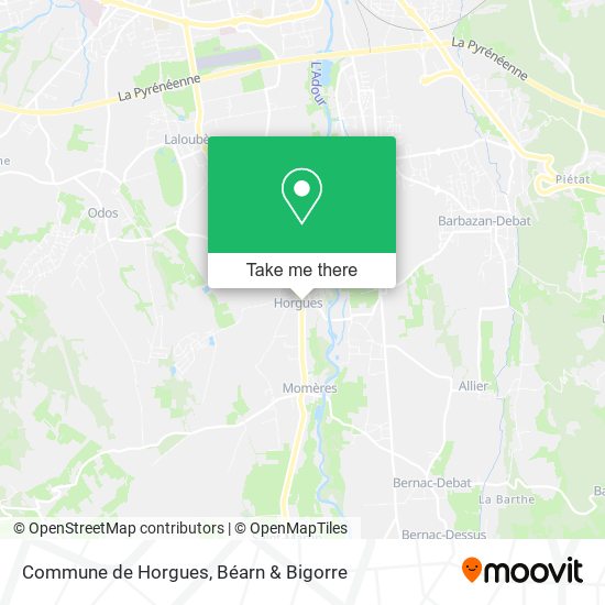Commune de Horgues map