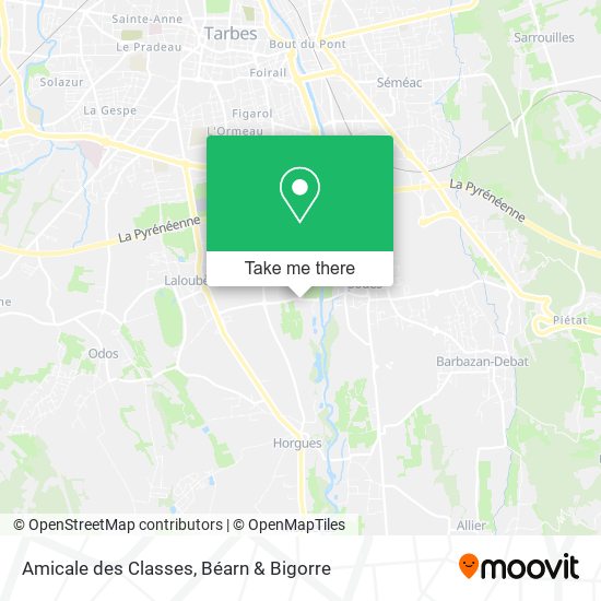 Amicale des Classes map