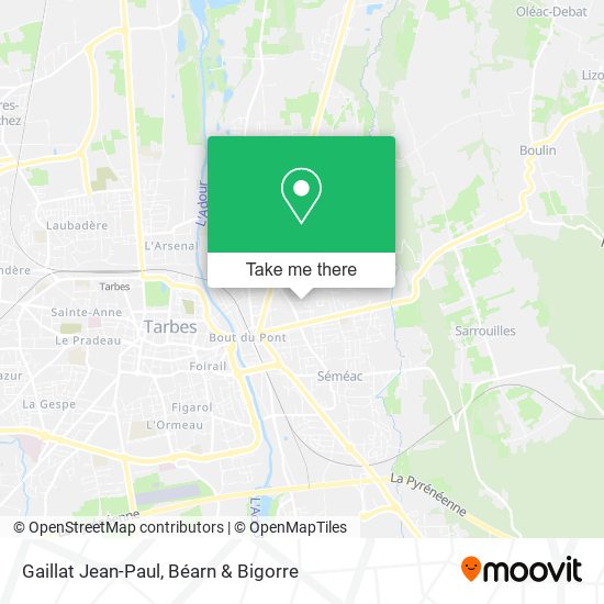 Gaillat Jean-Paul map