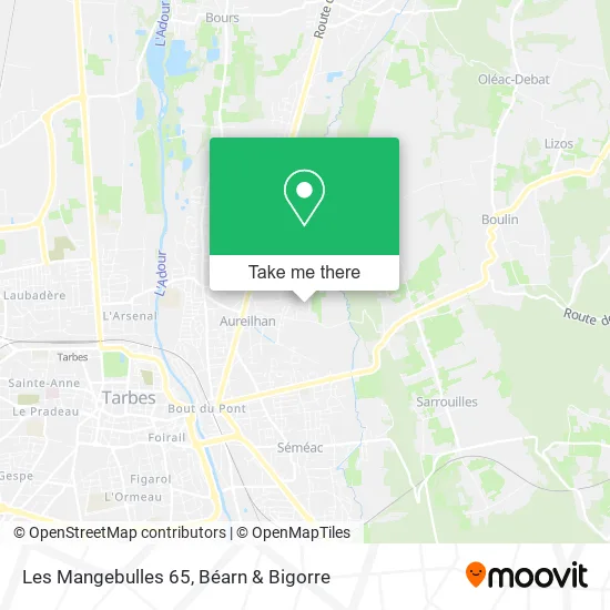 Les Mangebulles 65 map