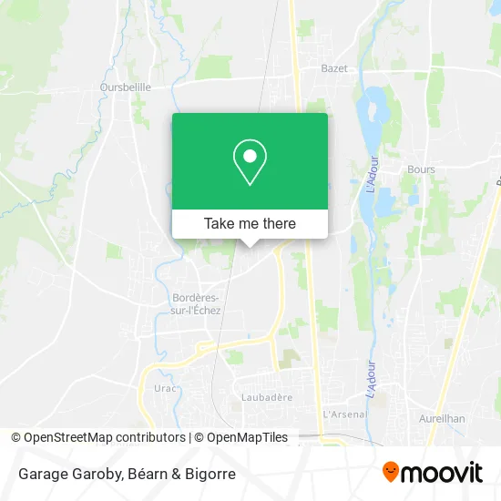 Garage Garoby map