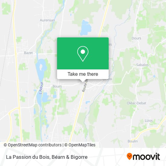 La Passion du Bois map