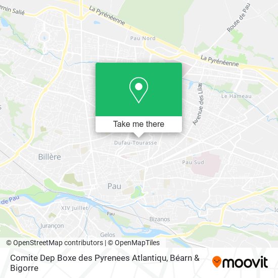 Comite Dep Boxe des Pyrenees Atlantiqu map
