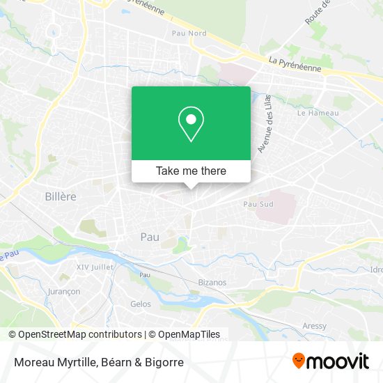 Mapa Moreau Myrtille