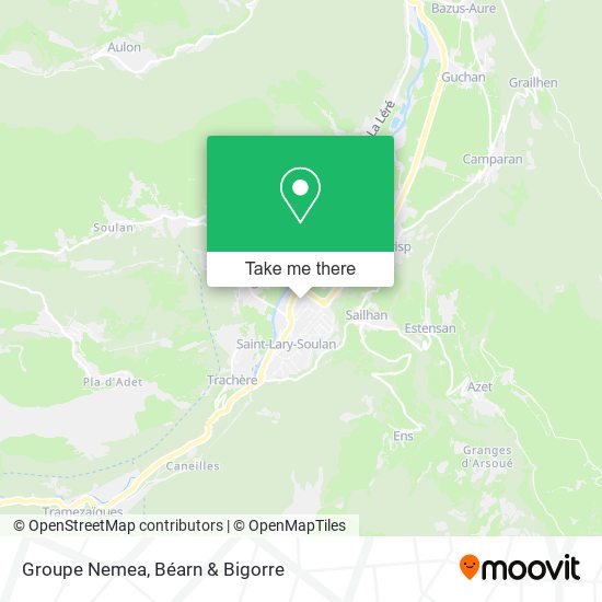 Groupe Nemea map