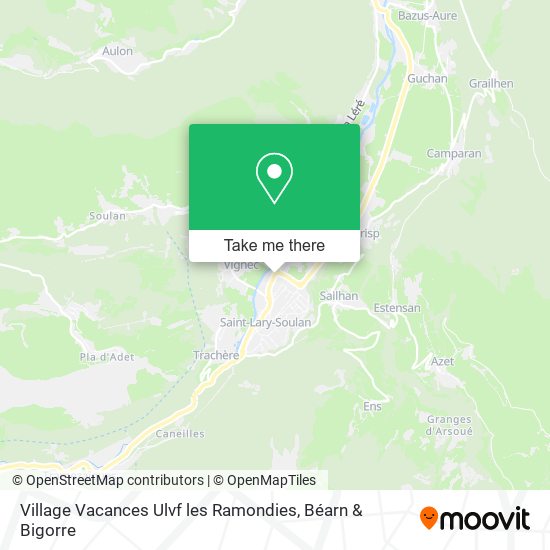 Village Vacances Ulvf les Ramondies map