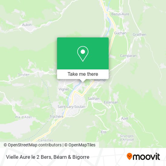 Vielle Aure le 2 Bers map