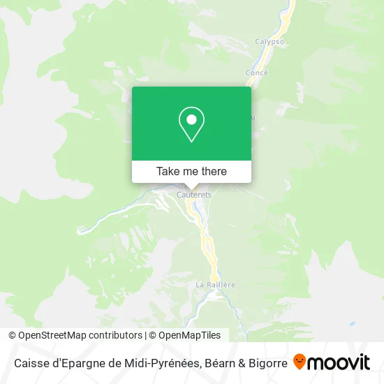 Caisse d'Epargne de Midi-Pyrénées map