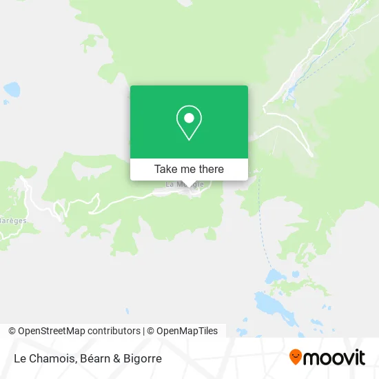 Le Chamois map