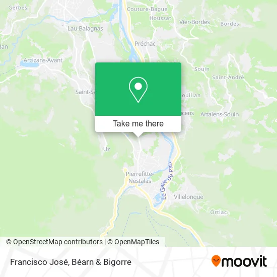 Francisco José map