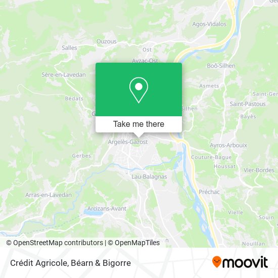 Crédit Agricole map