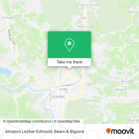 Amazon Locker-Edmond map