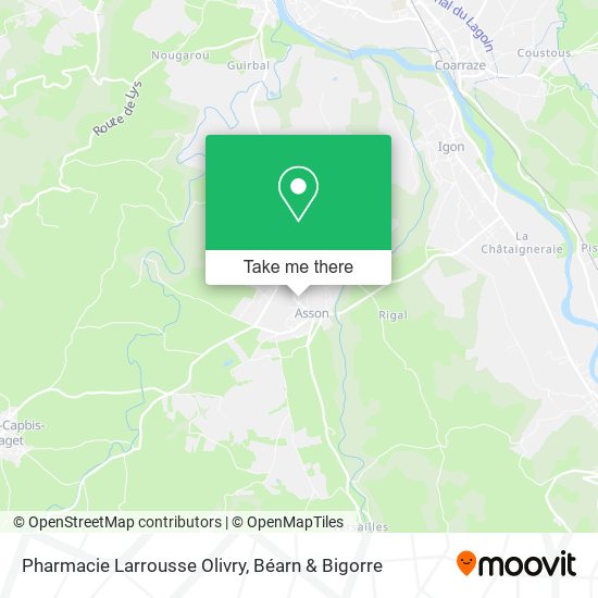 Pharmacie Larrousse Olivry map