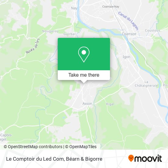Le Comptoir du Led Com map