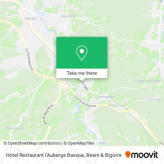 Hôtel Restaurant l'Auberge Basque map