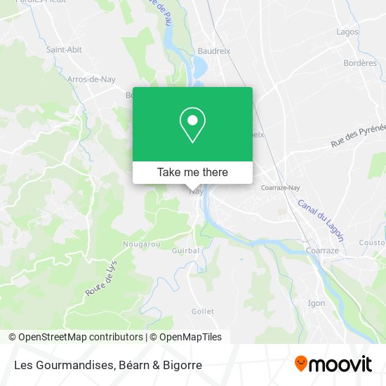 Les Gourmandises map