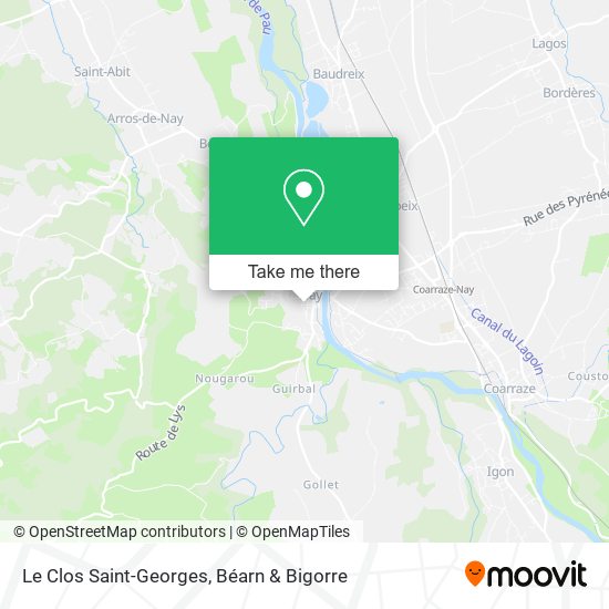 Le Clos Saint-Georges map