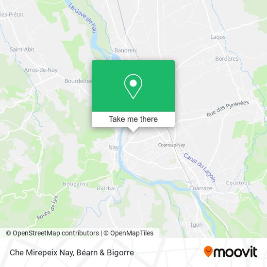 Che Mirepeix Nay map
