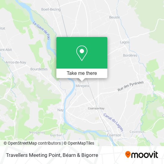 Travellers Meeting Point map