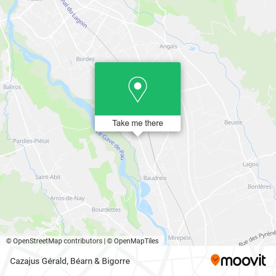 Cazajus Gérald map