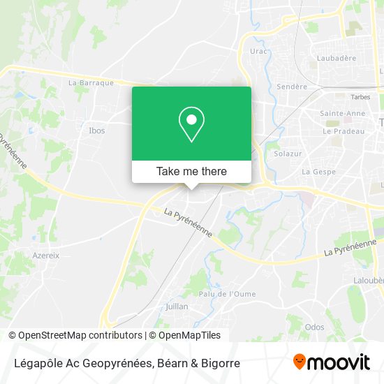 Légapôle Ac Geopyrénées map